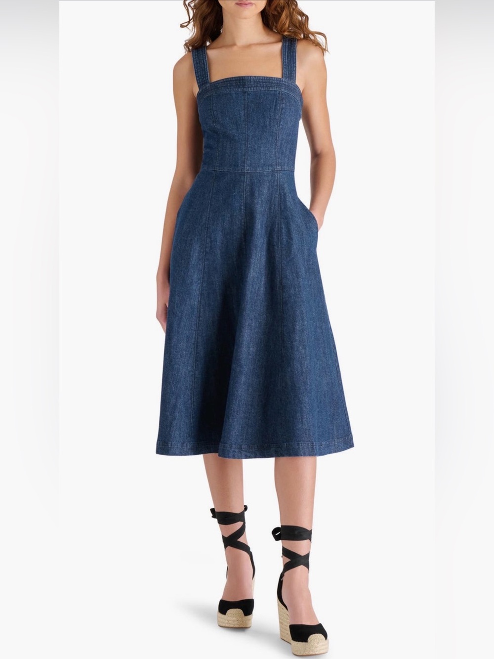 Steve Madden Denim Midi Dress